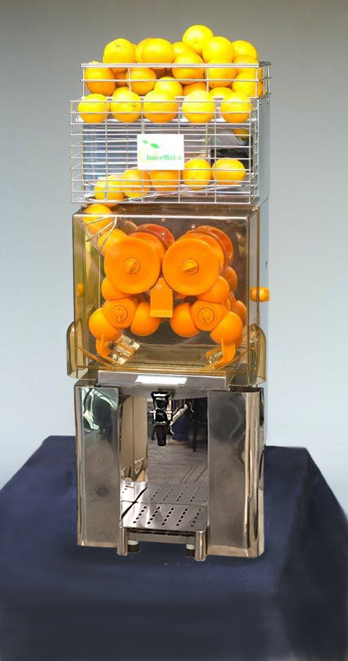 JM-30 Automatic Feed Citrus Juicer Self Serve Tap